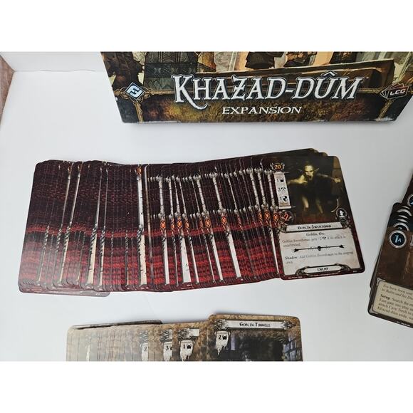 Khazad-Dum Lord of the Rings Card Game Expansion LCG Board Used Complete - Picture 9 of 12